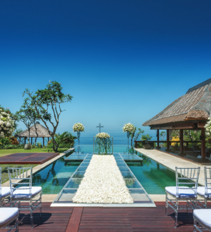 Bulgari Resort Bali | Ceremony Package - The Bulgari Villa Wedding Maximum Capacity for 50 People
